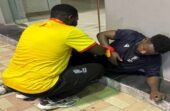 حالة إغماء بسبب الرطوبة في مباراة القادسية والفيصلي