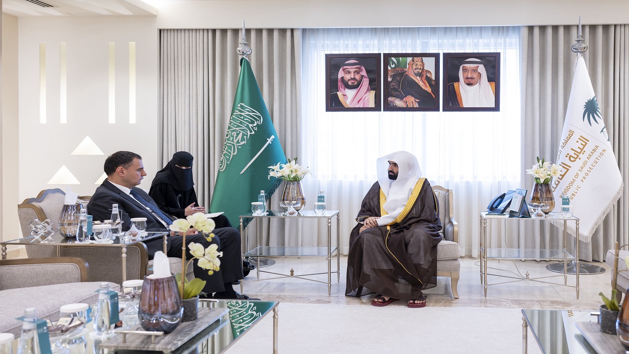 النائب العام يبحث سبل التعاون الثنائي مع جورجيا في الجانب النيابي وسبل تعزيزه