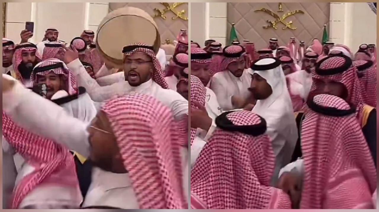 خلاف بين المعازيم يتحول لمشادات في زفاف عزيز بن محمد .. فيديو