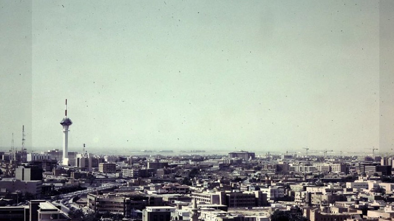 صورة من الثمانينات الميلادية لوسط الرياض