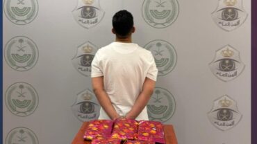 مرور الرياض يضبط مواطن لترويجه 5.8 كيلوجرام من الحشيش