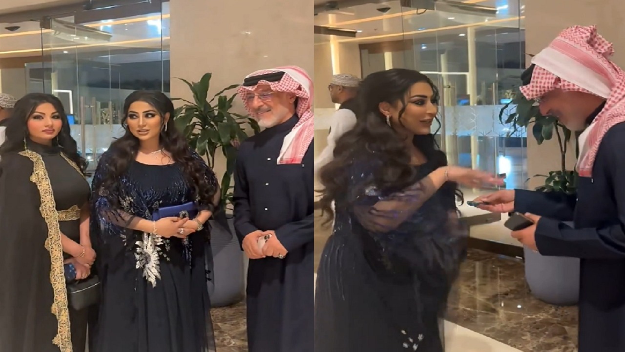 شيماء سبت تتعرض لموقف محرج أثناء السلام على الفنان عبدالمحسن النمر.. فيديو