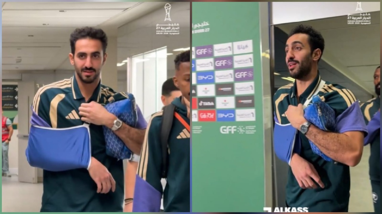 العقيدي يطمئن الجماهير بعد إصابته : أنا بخير .. فيديو