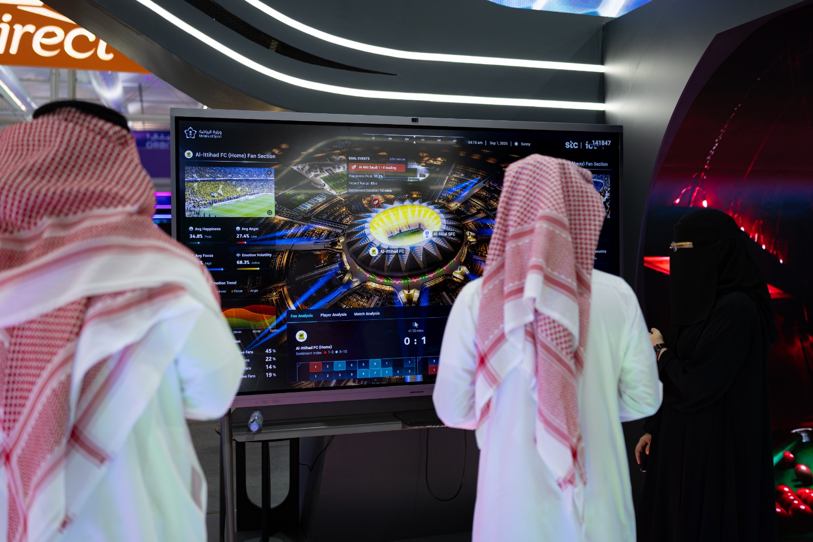 وزارة الرياضة تختتم مشاركتها في LEAP 2026..صور