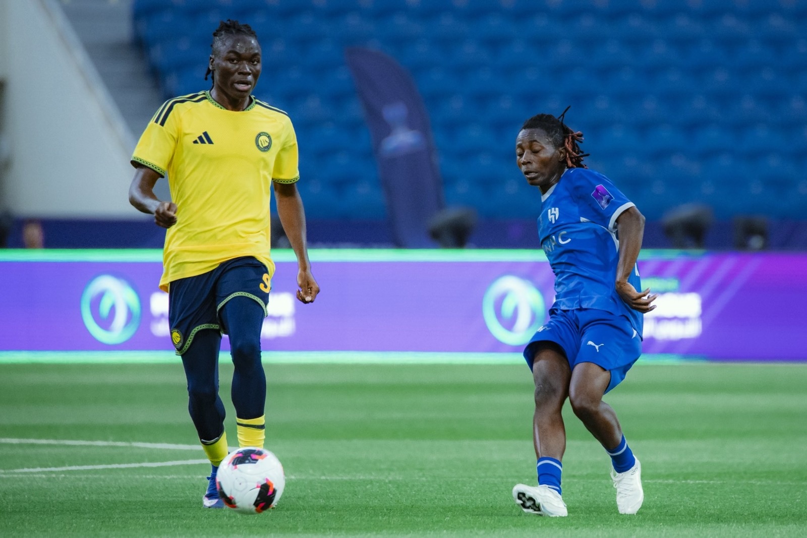 سيدات النصر يحصدن كأس السوبر برباعية أمام الهلال