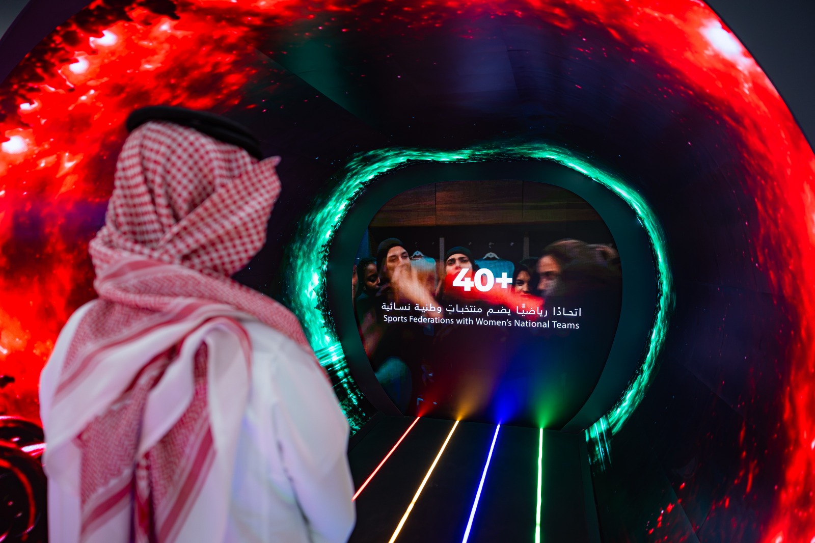 وزارة الرياضة تختتم مشاركتها في LEAP 2026..صور