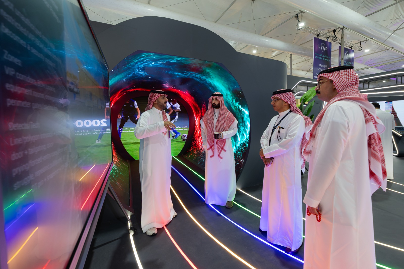 وزارة الرياضة تختتم مشاركتها في LEAP 2026..صور