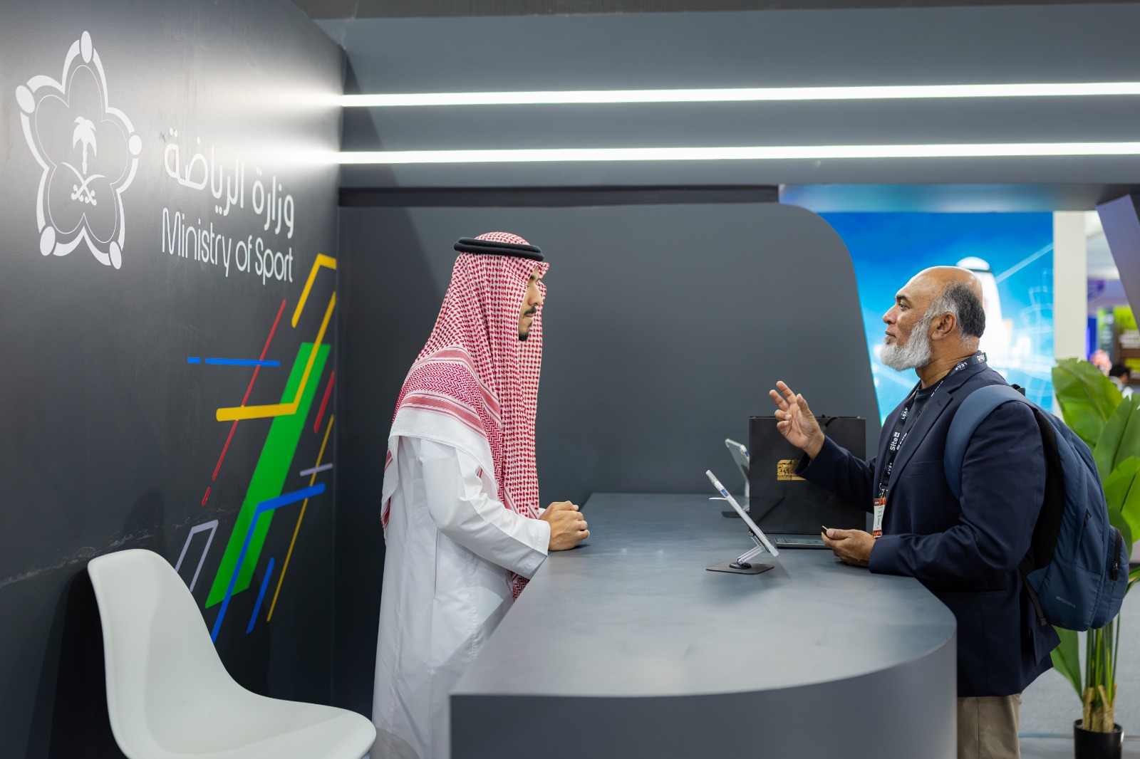 وزارة الرياضة تختتم مشاركتها في LEAP 2026..صور