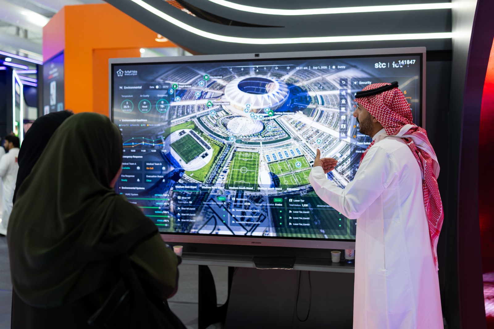 وزارة الرياضة تختتم مشاركتها في LEAP 2026..صور