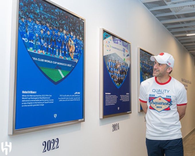 بشار عبدالله يزور مقر الهلال الجديد .. صور
