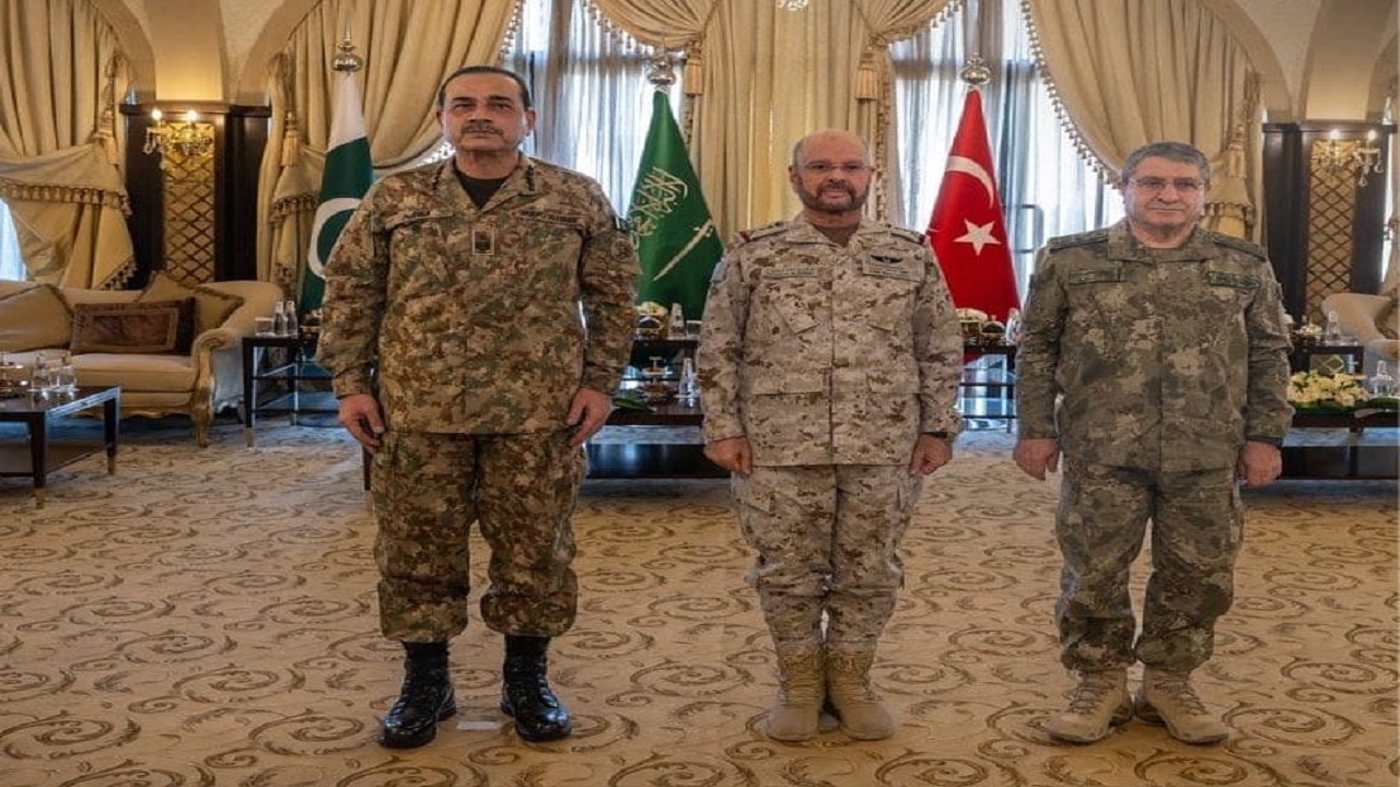 اجتماع لرؤساء أركان المملكة وباكستان وتركيا لبحث التهديدات الأمنية