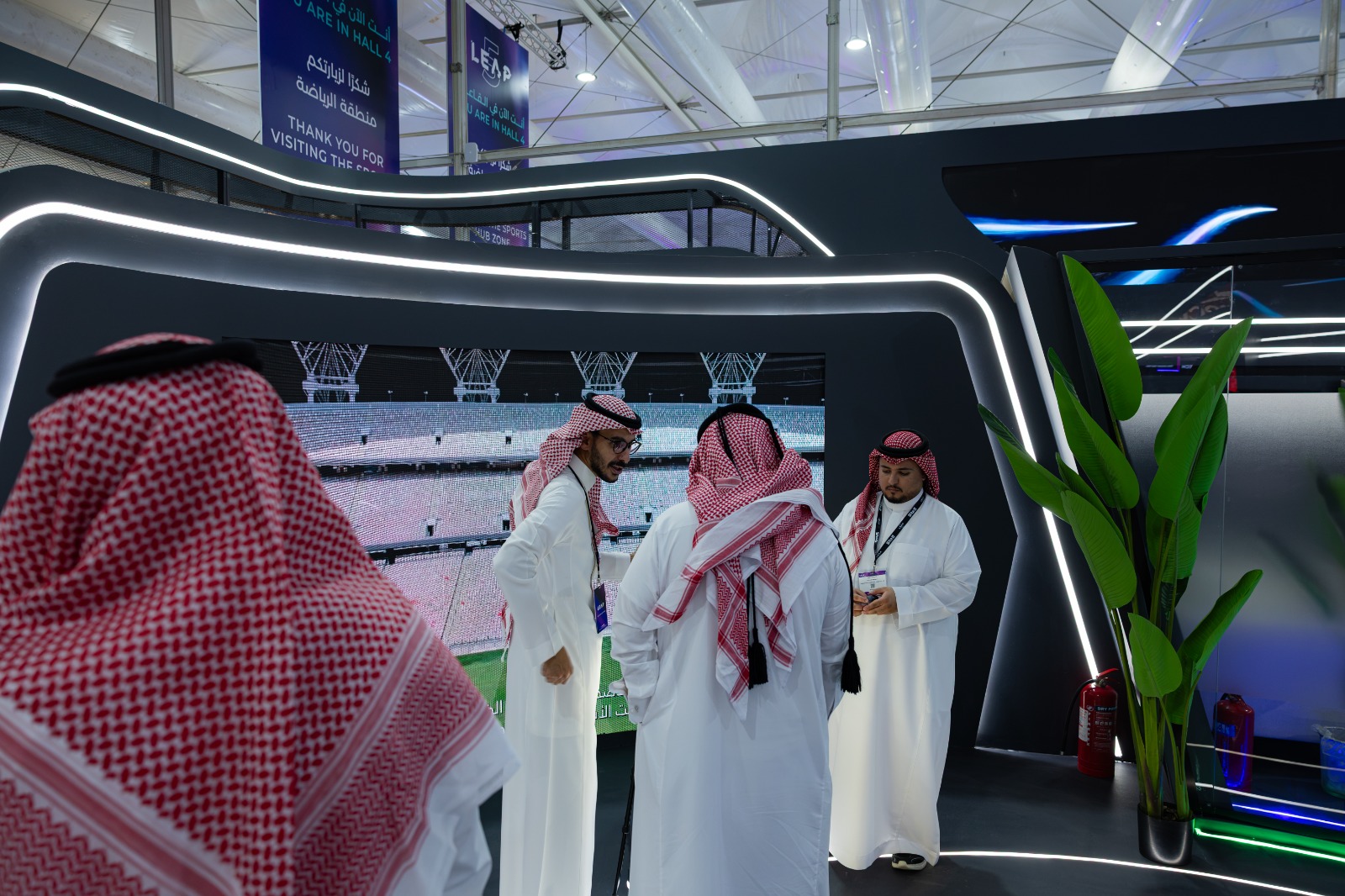 وزارة الرياضة تختتم مشاركتها في LEAP 2026..صور