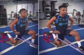 سالم الدوسري يواصل العمل من أجل العودة إلى الملاعب..فيديو