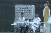 وزير الرياضة ورئيس اتحاد القدم يتابعان تدريبات الأخضر.. فيديو