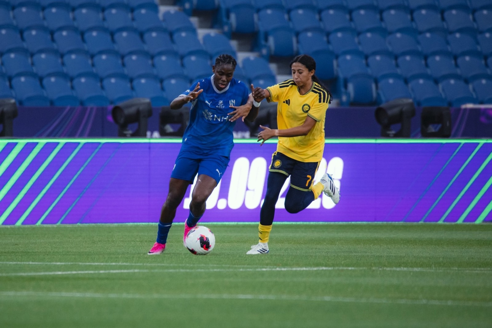 سيدات النصر يحصدن كأس السوبر برباعية أمام الهلال