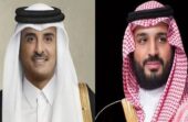 ولي العهد وأمير قطر يبحثان مستجدات الأوضاع في المنطقة