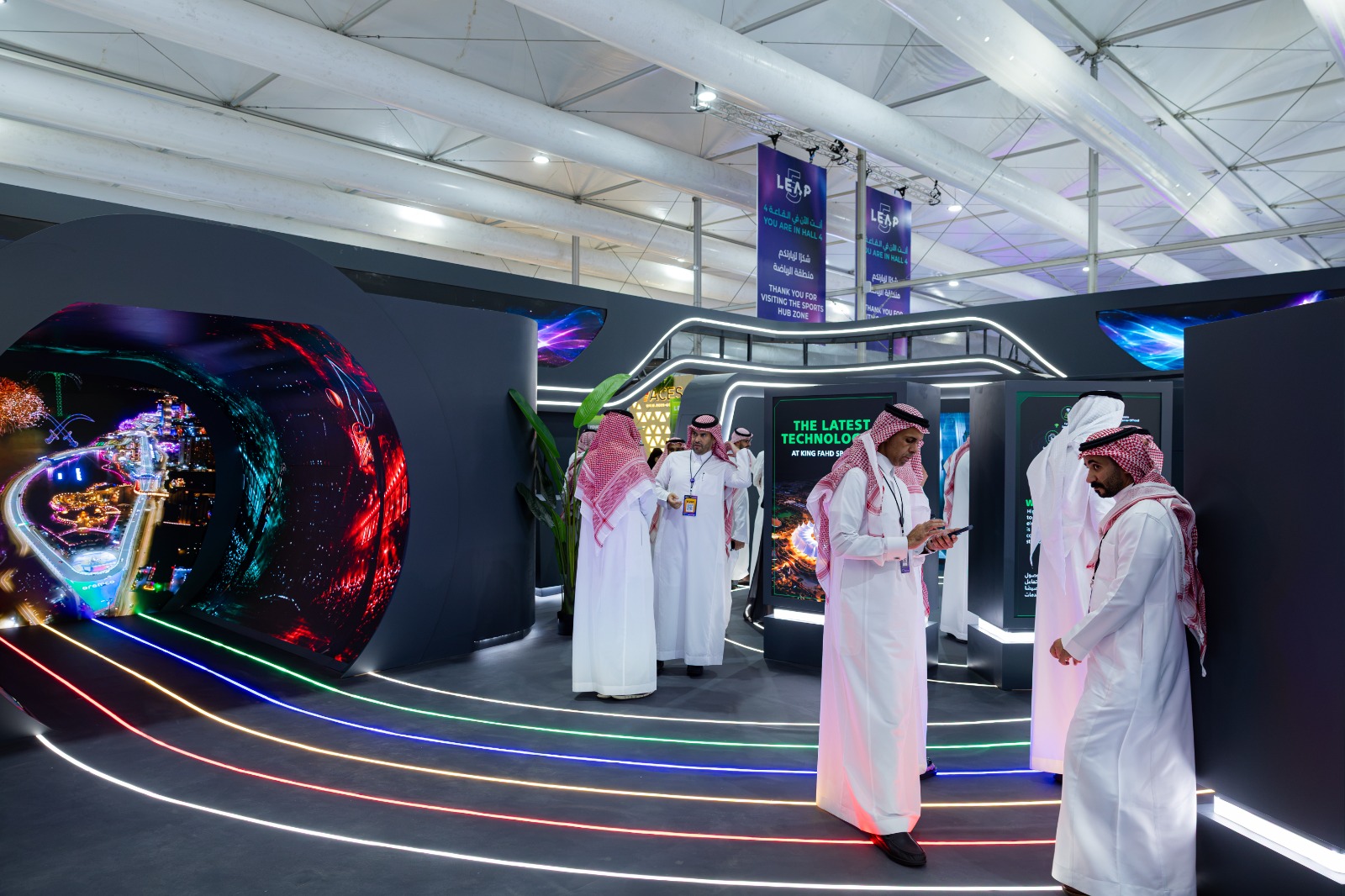 وزارة الرياضة تختتم مشاركتها في LEAP 2026..صور