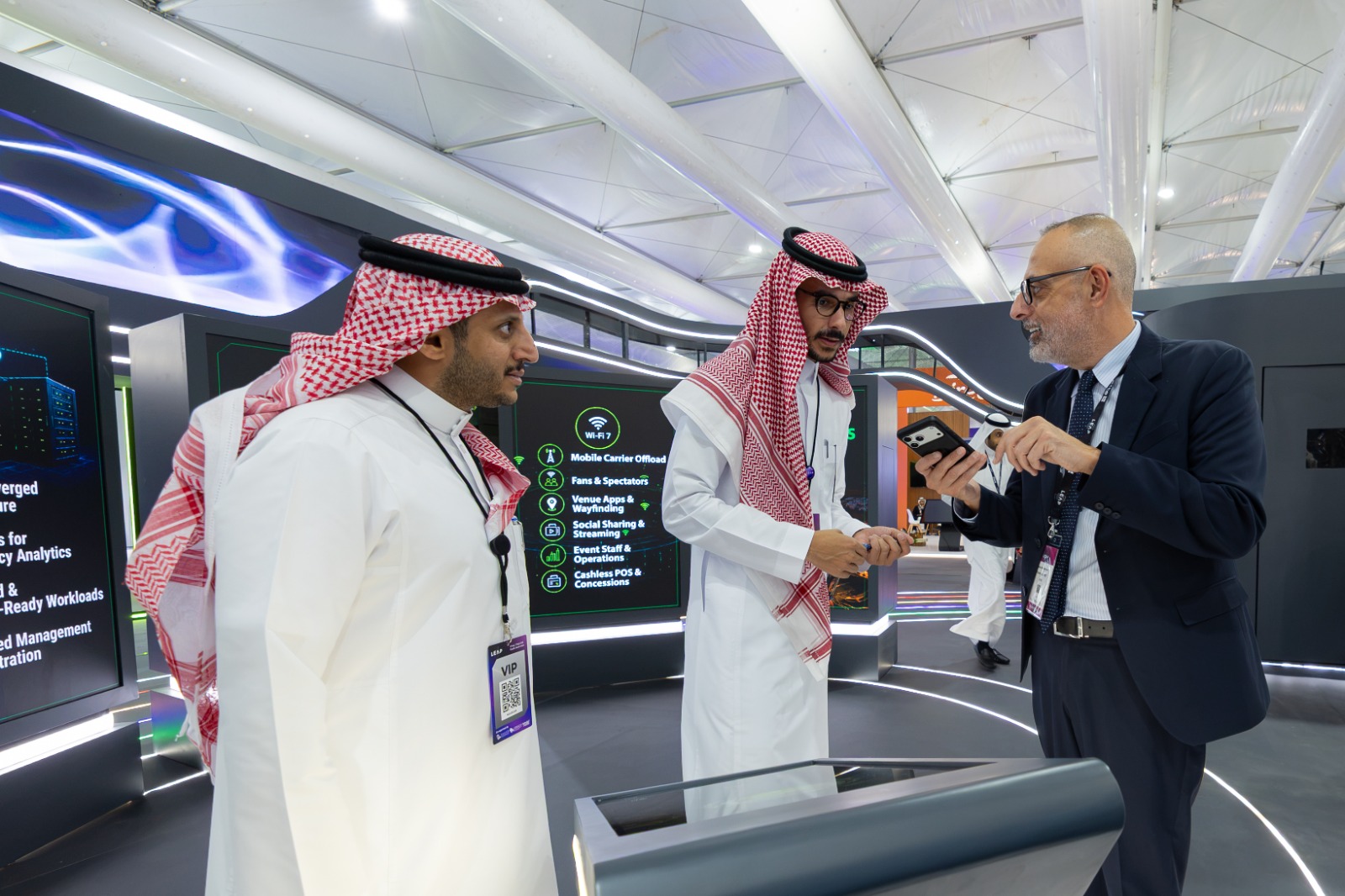 وزارة الرياضة تختتم مشاركتها في LEAP 2026..صور