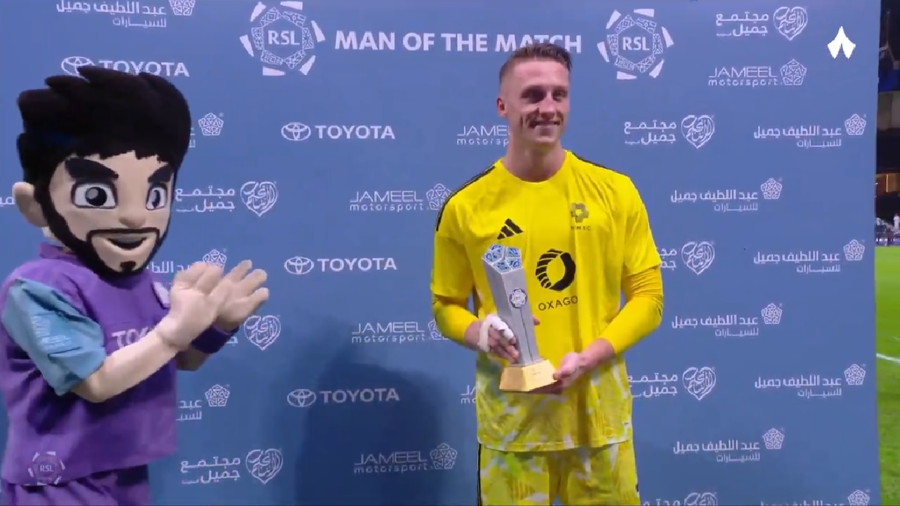 مارسين بولكا يحصد جائزة أفضل لاعب أمام الهلال .. فيديو