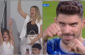نيفيز يحتفل مع عائلته بهدفه في الرياض .. فيديو