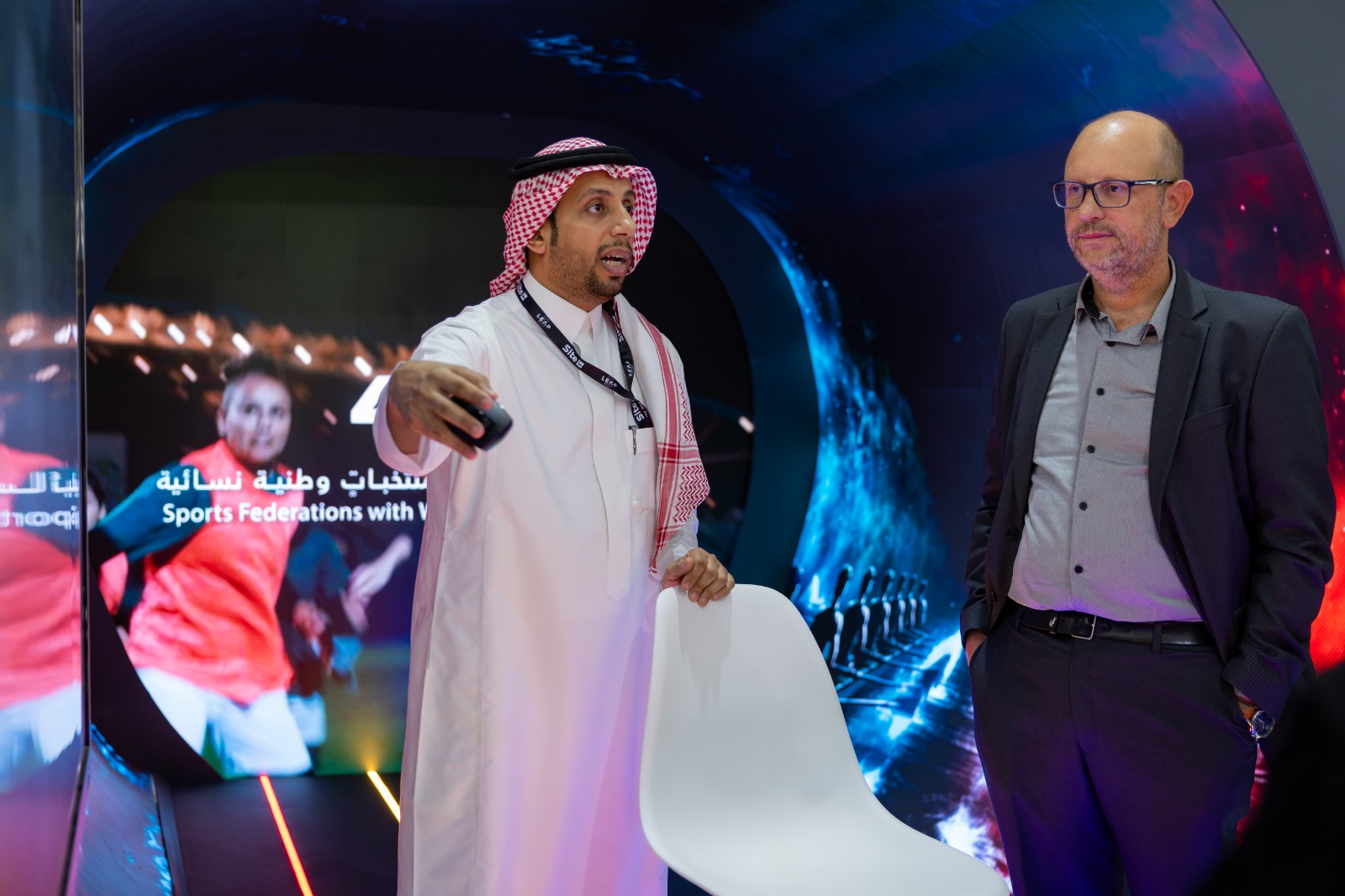 وزارة الرياضة تختتم مشاركتها في LEAP 2026..صور