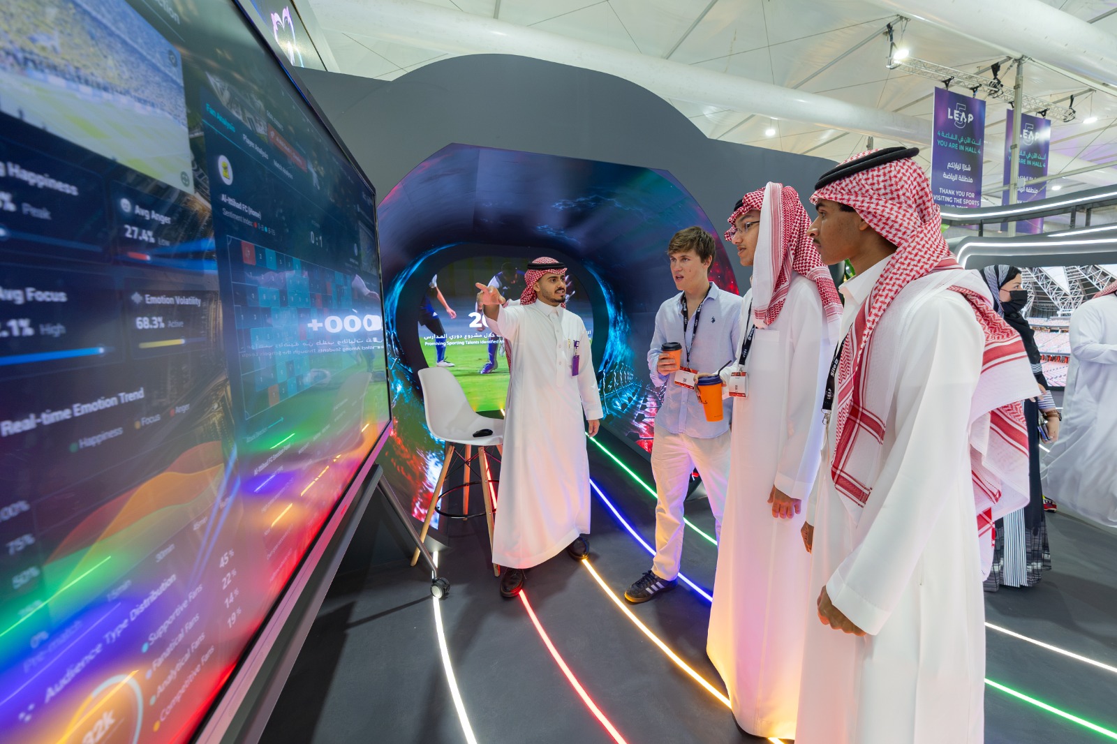 وزارة الرياضة تختتم مشاركتها في LEAP 2026..صور