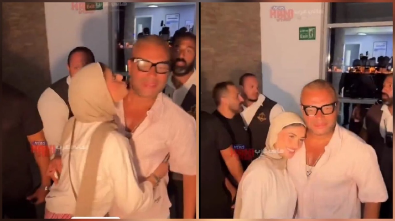 معجبة تحرج رامي صبري بمحاولة تقبيله .. فيديو
