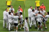 اشتباك قوي بين إداريي نيوم والنصر عقب مواجهة الفريقين ..فيديو