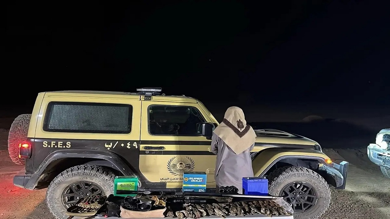 ضبط مواطنين مخالفين لنظام البيئة في عسير والمدينة المنورة