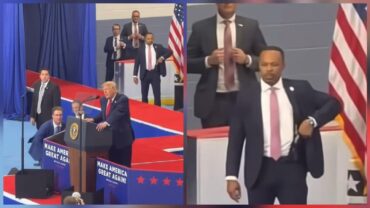 الحرس السري الأمريكي يتعامل مع تهديد أمني محتمل في تجمع لترامب.. فيديو