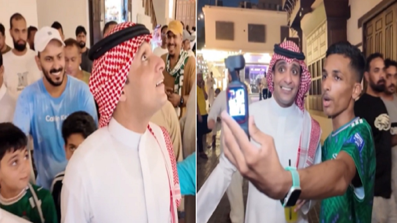 “محبة الناس رزق”.. الجماهير الخليجية تُحيط بالناقد الرياضي عماد السالمي في جدة.. فيديو