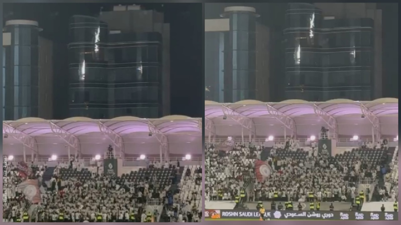 جماهير الشباب تحتفل بالفوز الأول في الدوري: عاش سلمان ..فيديو