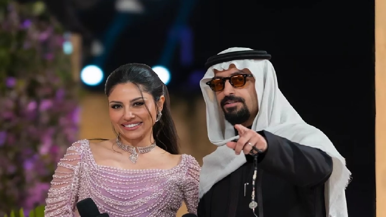 خالد صقر يحتفل بعيد ميلاده برفقة إلهام علي