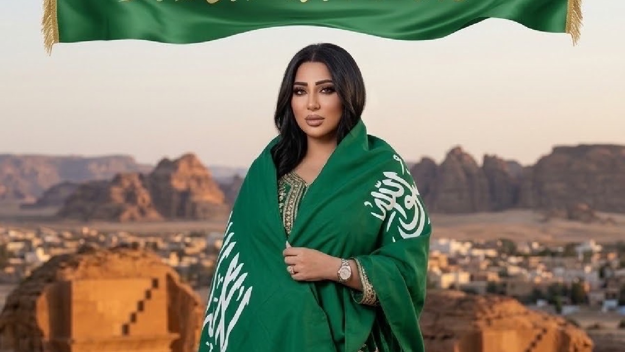 الفنانة البحرينية شيماء سبت تحتفل بتتويج الأخضر بـ خليجي 27