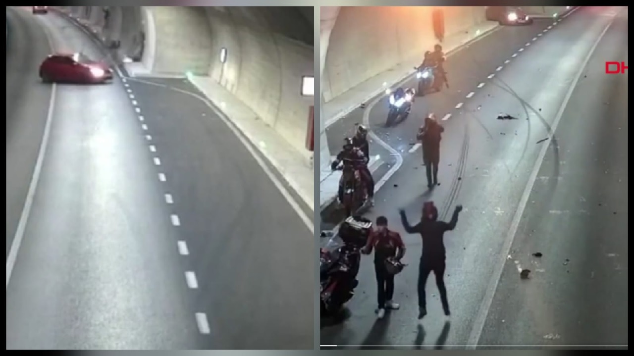 أم تشهد مصرع زوجها وإصابة نجلها في حادث مروع داخل نفق بتركيا.. فيديو