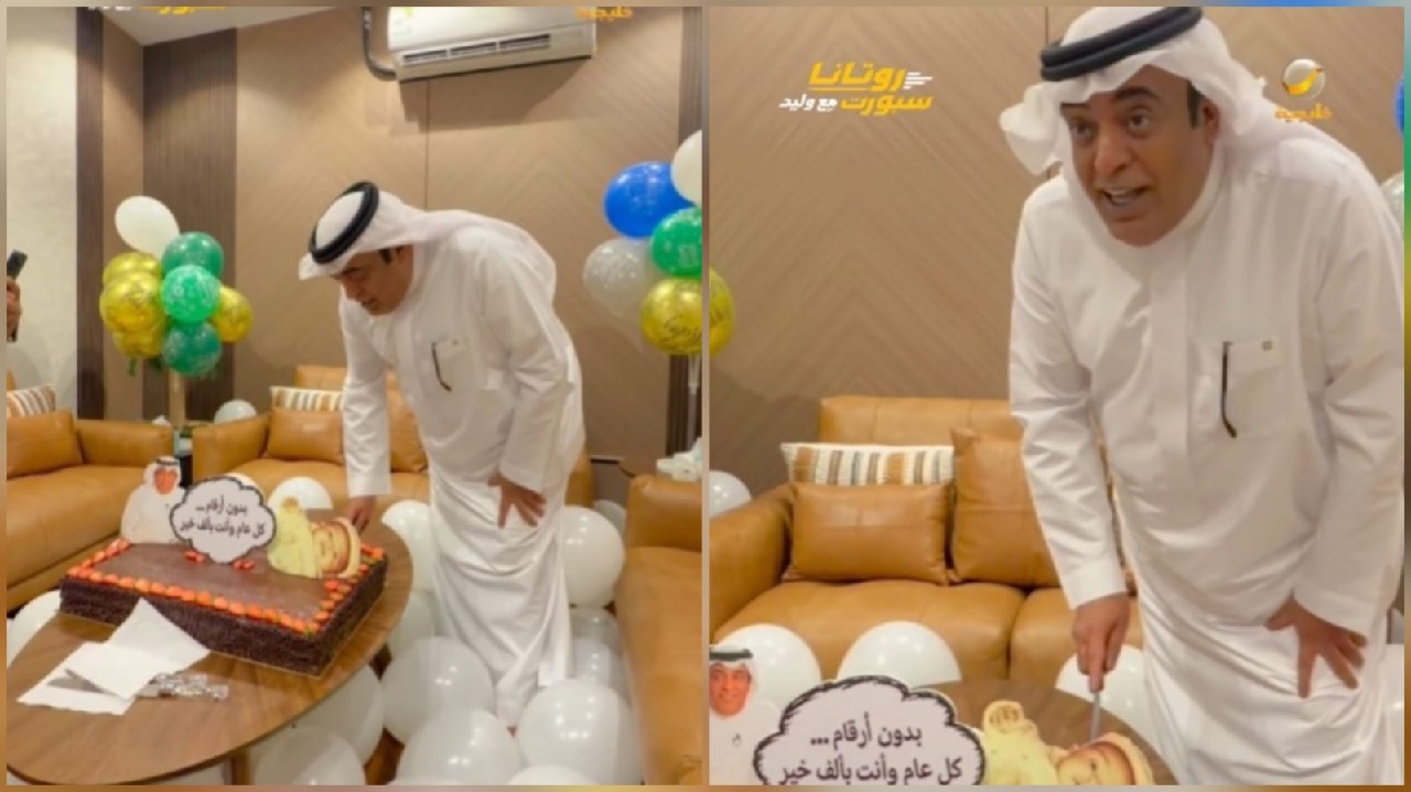 أسرة روتانا سبورت مع وليد تحتفل بعيد ميلاد الفراج ..فيديو