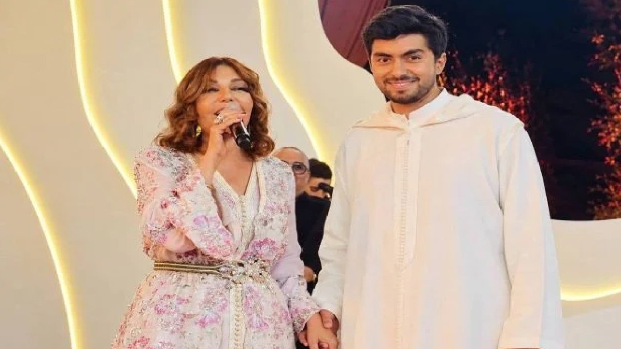 سميرة سعيد تحتفل بزفاف نجلها شادي