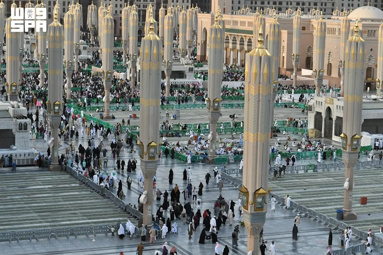 أكثر من 21 مليون زائر للمسجد النبوي خلال شهر سبتمبر