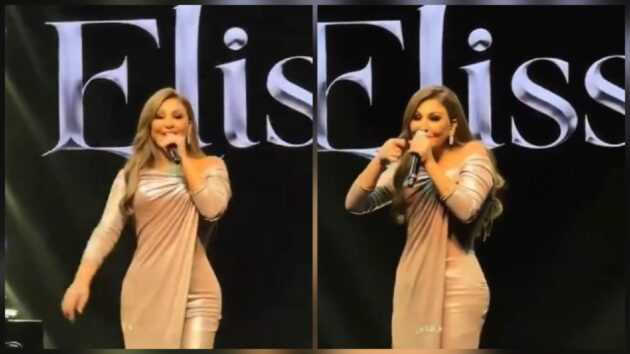 إليسا ترد على إشادة من أحد الحضور: أنا طول عمري حلوة .. فيديو