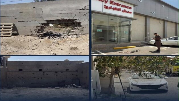 أضرار مادية محدودة إثر سقوط شظايا اعتراض صاروخ باليستي بخميس مشيط