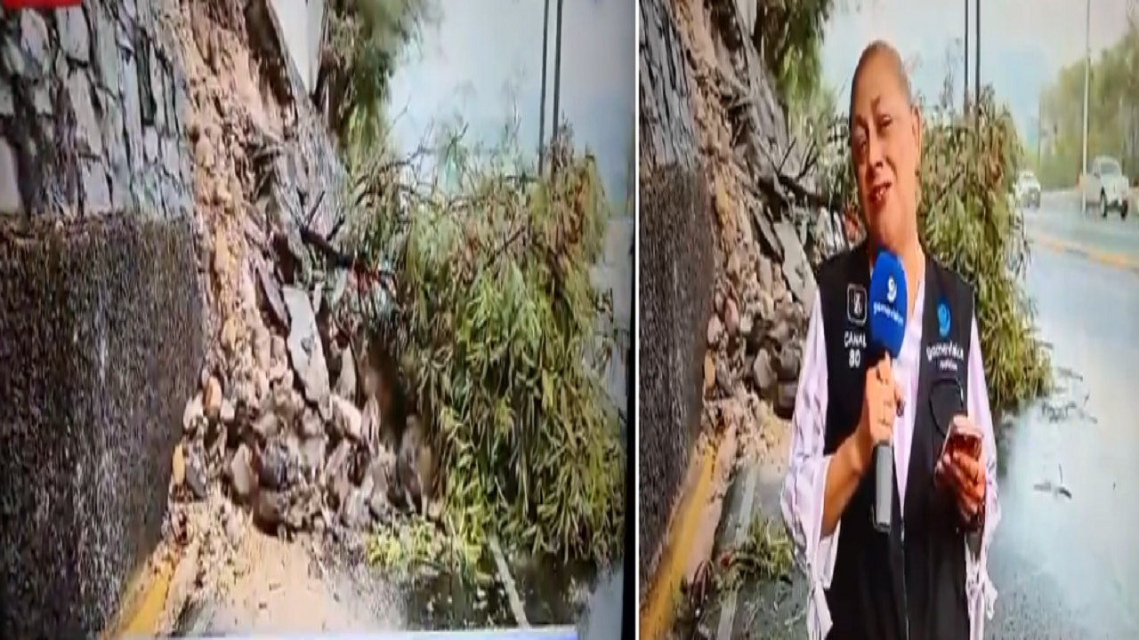 حادث دهس مراسلة تلفزيونية في المكسيك خلال تغطية ميدانية على الهواء..فيديو
