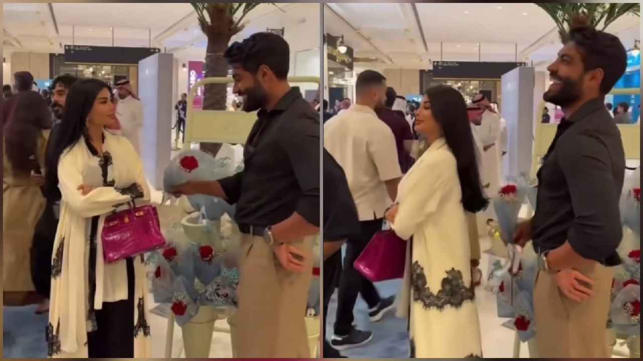 ملكة كابلي تتبادل الضحكات مع أحمد السالم في أحدث ظهور .. فيديو