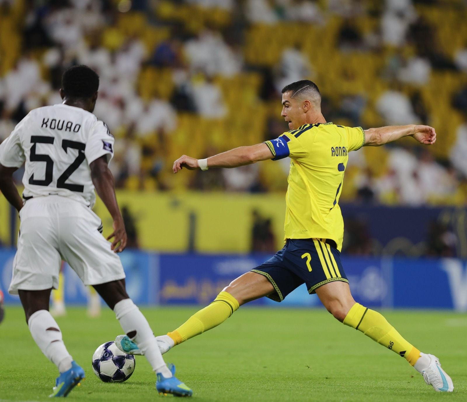 النصر يعبر نيفتشي الأوزبكي بثلاثية