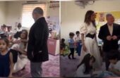 مشاهد عفوية تلامس القلوب.. الملك عبدالله الثاني والملكة رانيا يشاركان أطفال ومعلمي العقبة لحظات دافئة.. فيديو
