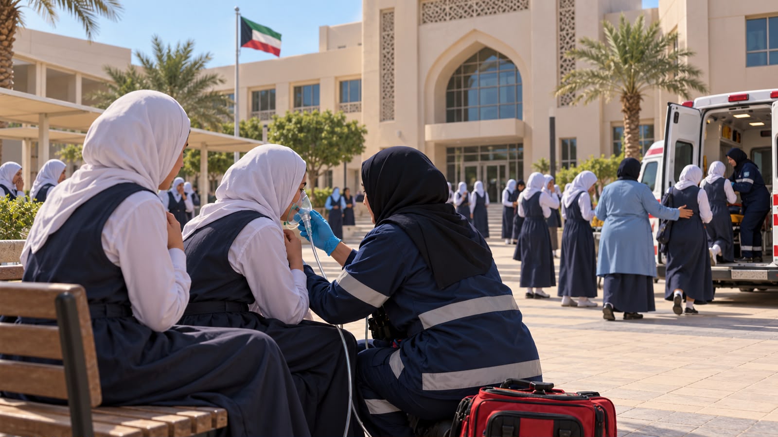 اختناق جماعي لطالبات ثانوية في الكويت.. وزير التربية يفتح تحقيقا عاجلا ويشدد على محاسبة المقصرين