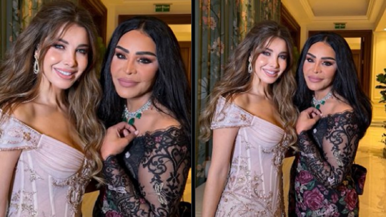 لقاء عفوي يجمع نانسي عجرم بأحلام في الكويت ..صور