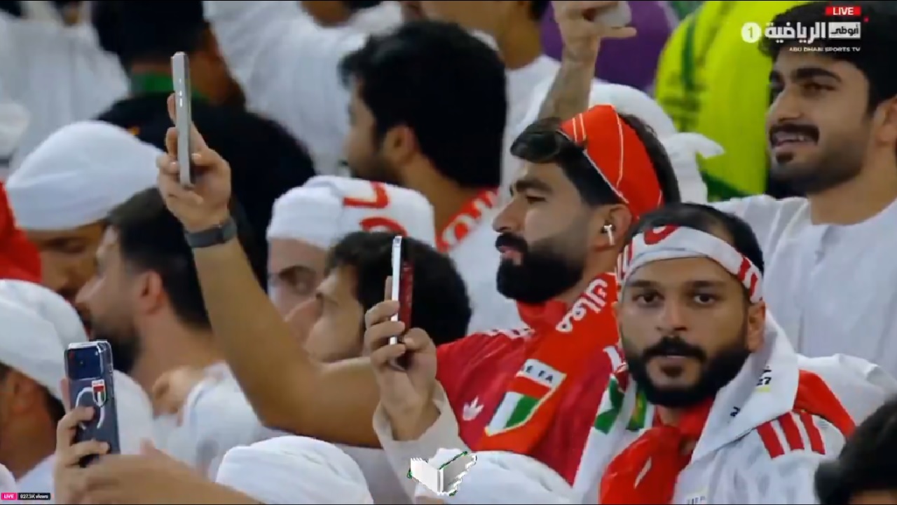 هاتوا السعودي هاتوه.. جماهير الإمارات تُشعل أجواء النهائي قبل موقعة الإنماء .. فيديو