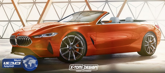 BMW الفئة الثامنة التجريبية تبدو مغرية كسيارة مكشوفة