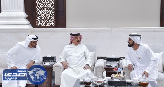 ملك البحرين يبحث مع محمد بن راشد ومحمد بن زايد قضايا المنطقة