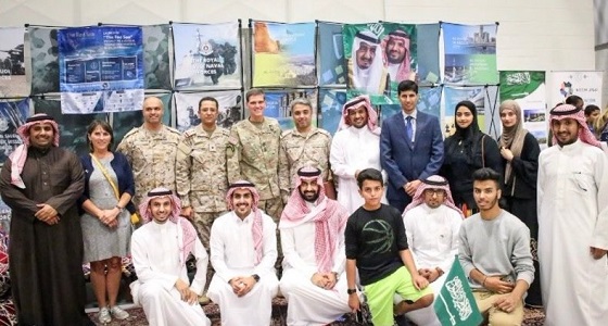 بالصور.. مكتب الاتصال العسكري السعودي بأمريكا يشارك في معرض الليلة للحلفاء